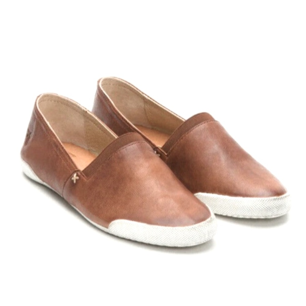 Frye Melanie Slip On Leather Loafer Light Brown Women’s 7